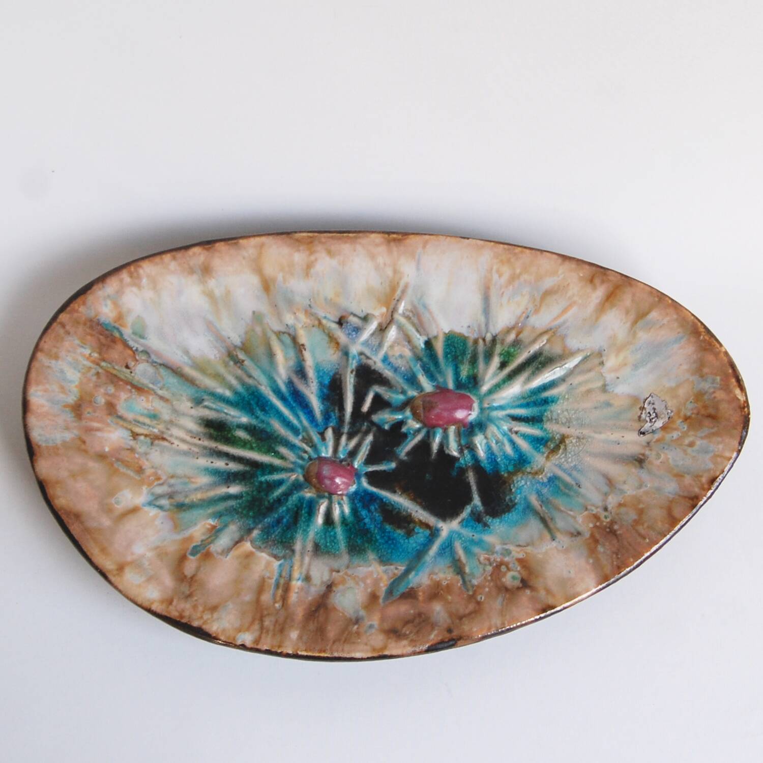 Decorative dish or table centerpiece - Roger Guérin 1960s