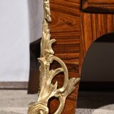 Tomb Commode in Violet Wood Marquetry, Transition Louis XIV / Louis XV style – 1st Par