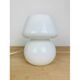 Lampe champignon opaline blanche vintage