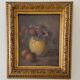 Watercolor still life bouquet of flowers 19th century by LA Rigault