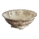 Large antique ironstone salad bowl, BFK Belgium
