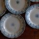 Set of 6 plates iron earth H Boulenger Choisy-le-Roi