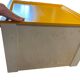 Side table/bar table/vintage yellow furniture on wheels