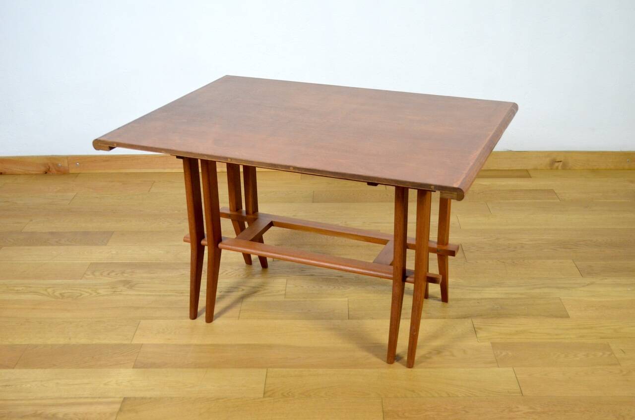 Table de Repas Pieds Compas Vintage 1960
