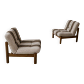 Vintage armchair pair - 1970