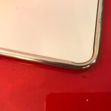Barber mirror 30 x 24 chrome with vintage chain 1960 60