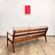Mid Century Modern 3-Seat Sofa, Ole Wanscher for France & Son, Senator Teak, Danish Design Couch