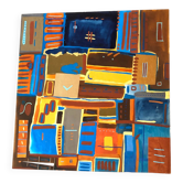 Abstrait Gouache sur papier