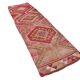 3x10 Red Pink Oriental Vintage Runner Rug, 95x317Cm