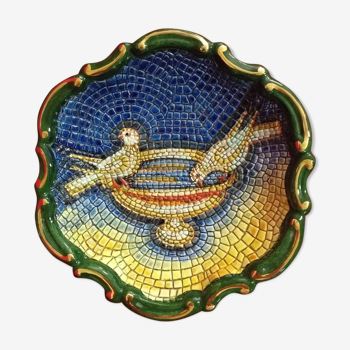 Ceramic catchall enamels Ravenna mosaic