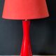 Red vintage lamp
