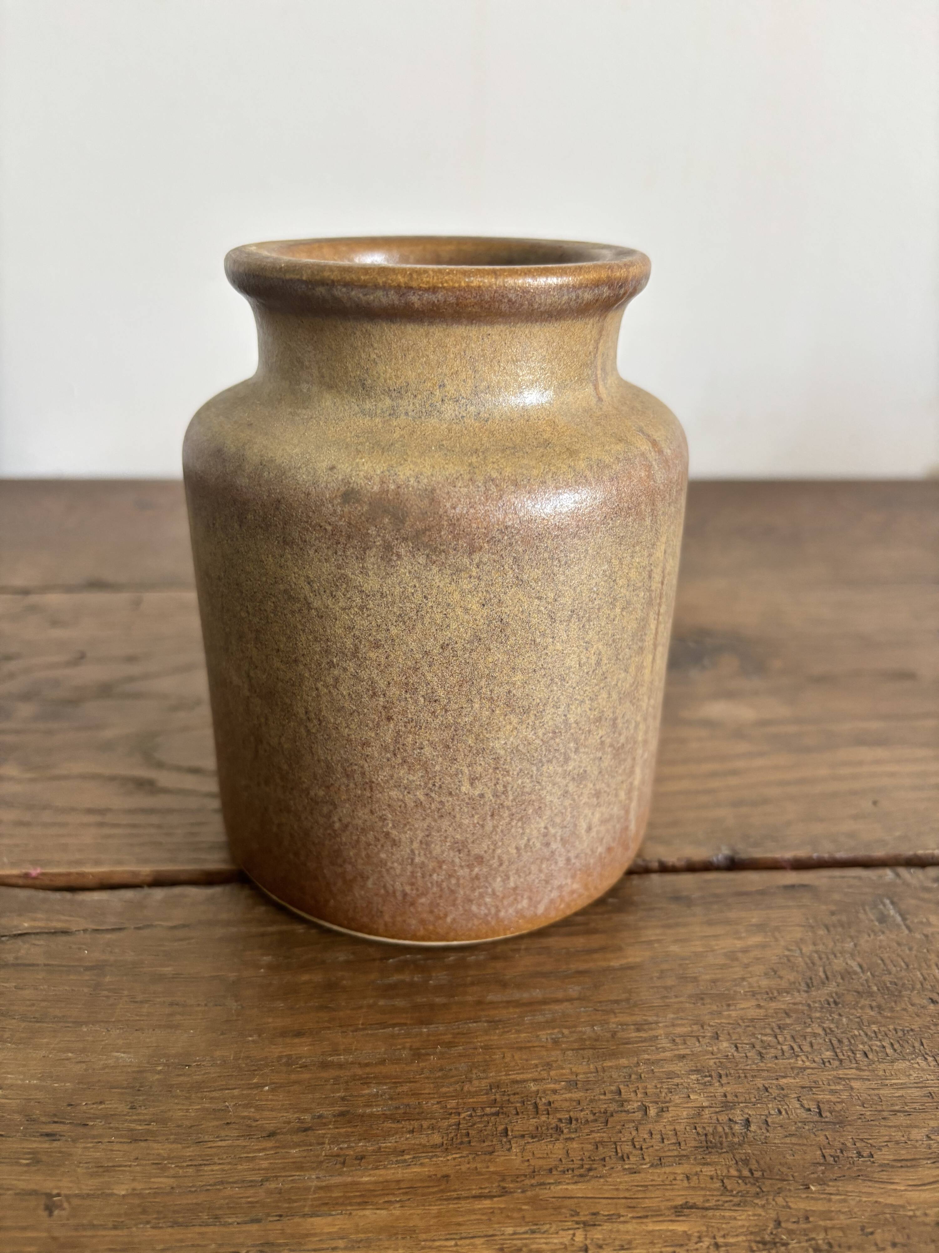 Set of French artisanal stoneware ceramics – 1960s