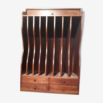 small wooden cabinet storage backrest