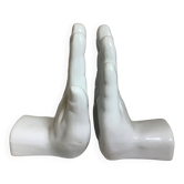 Pair of hand bookends