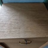 Renovated curtain filing cabinet