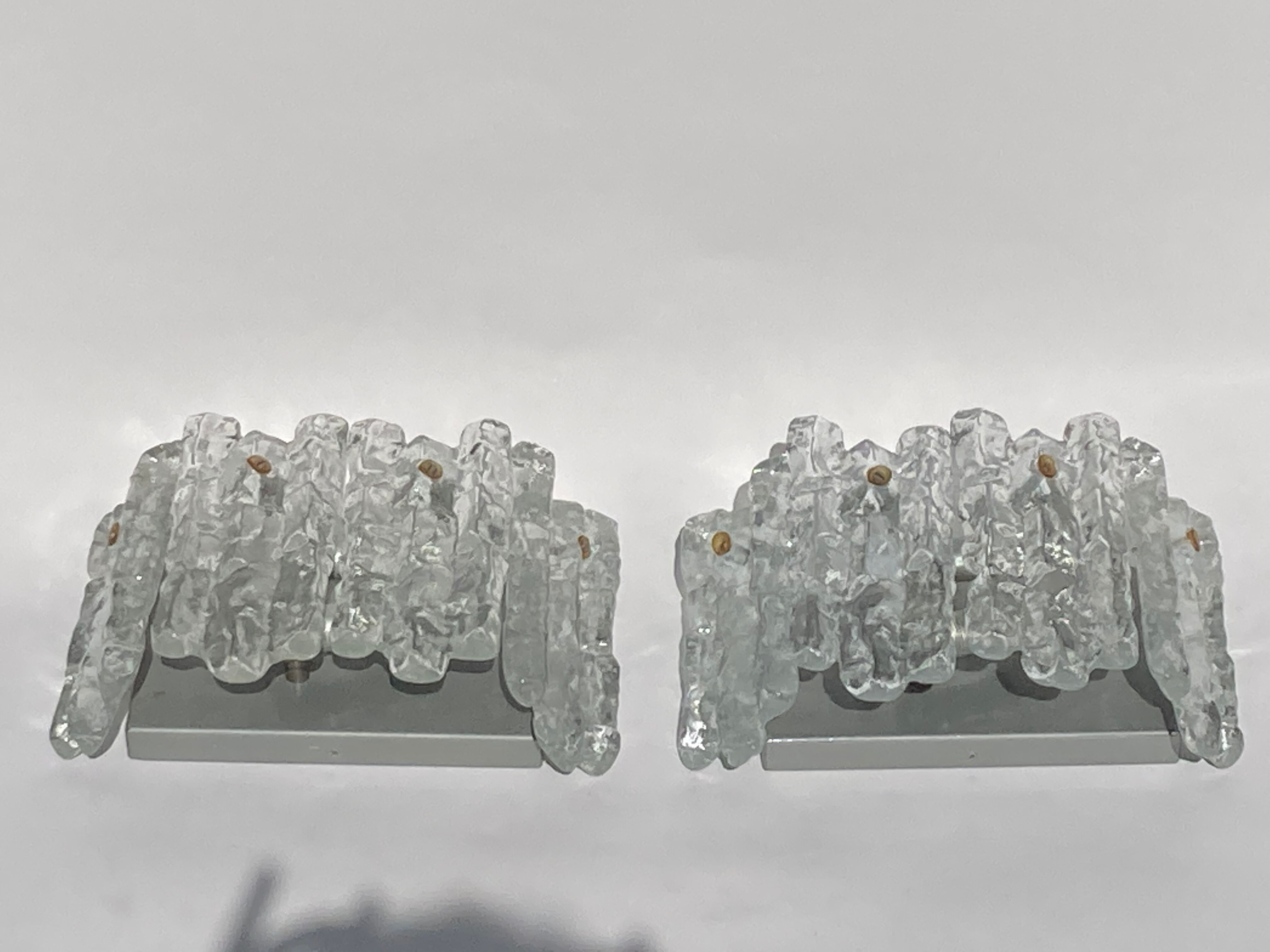 Kalmar Murano glass wall sconces