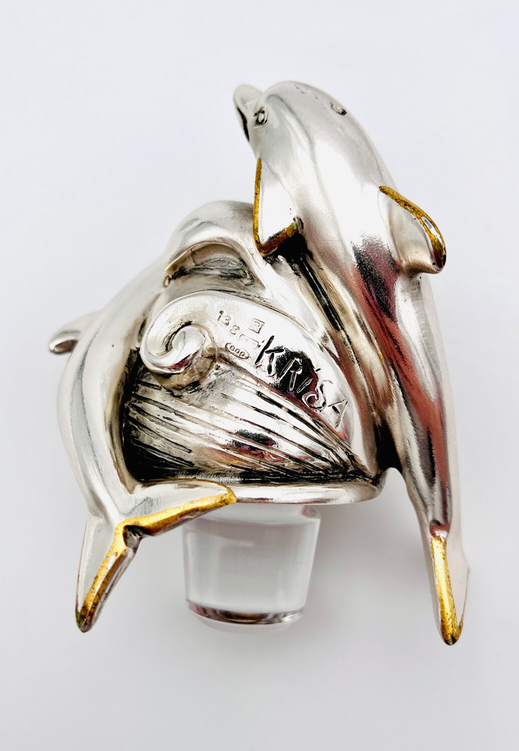 Crystal Carafe Mario CIONI & Orfèvrerie KRISA (3.2kg) – Signed