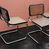 Trio de chaises B32 de Marcel Breuer