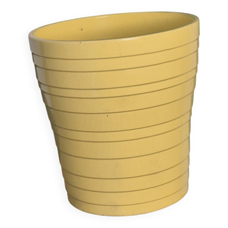 Vase cache pot jaune