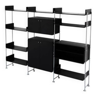 Meuble mural modulaire Indra par Omnia, années 1970