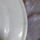 Assiette plate antique terre de fer Cauldon ware