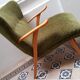 Paire de fauteuils WING Zig Zag cocktail vintage année 50 60