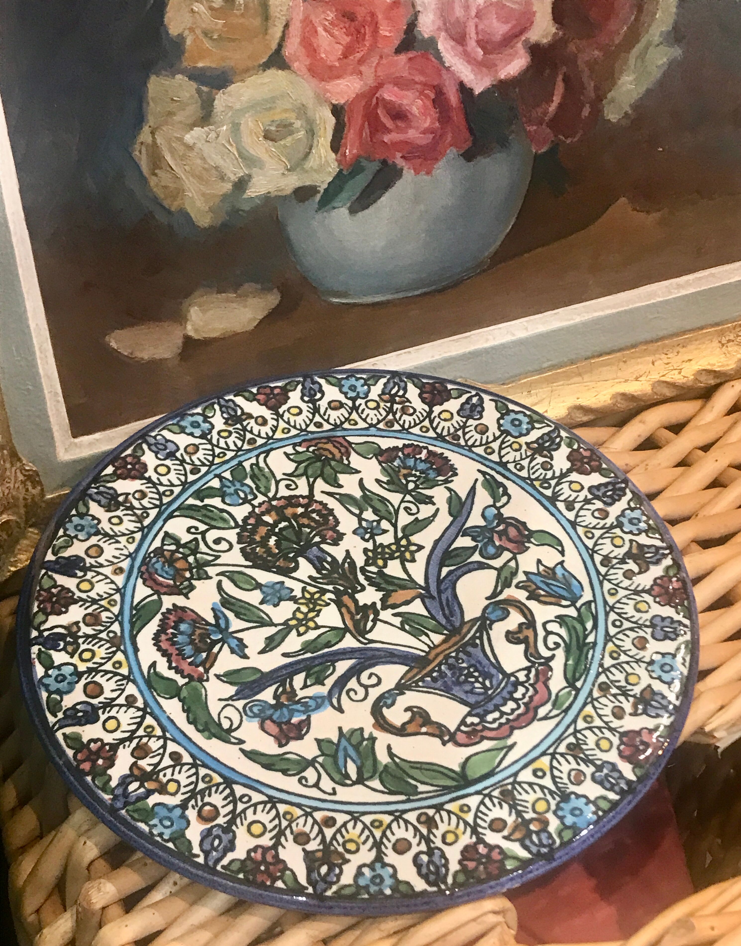 Armenia blueberry ceramic plate