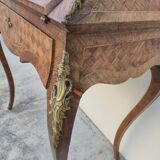 Louis XV style lady's desk in marquetry and bronze