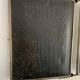 Vintage 1930s barber's triptych mirror, black beveled crystal - 28 x 70 cm