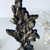 Pair of 19th century bronze candlesticks