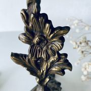 Paire de bougeoirs en bronze XIXe