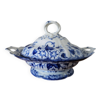 Very old vegetable dish in Creil & Montereau earthenware.