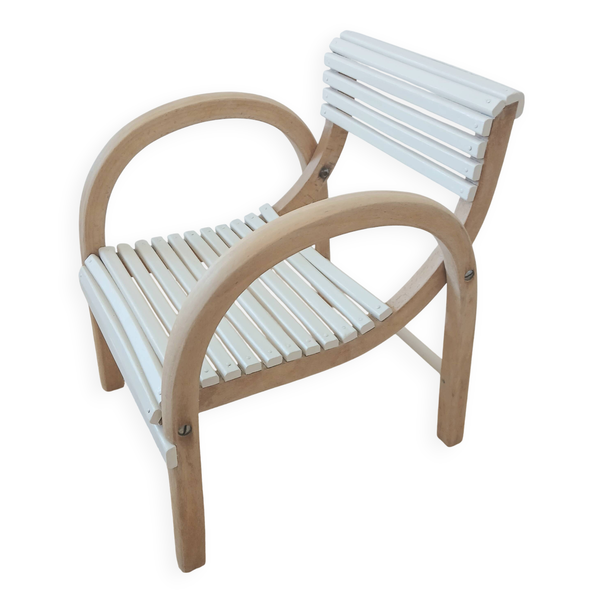 Chaise Baumann en bois courbe