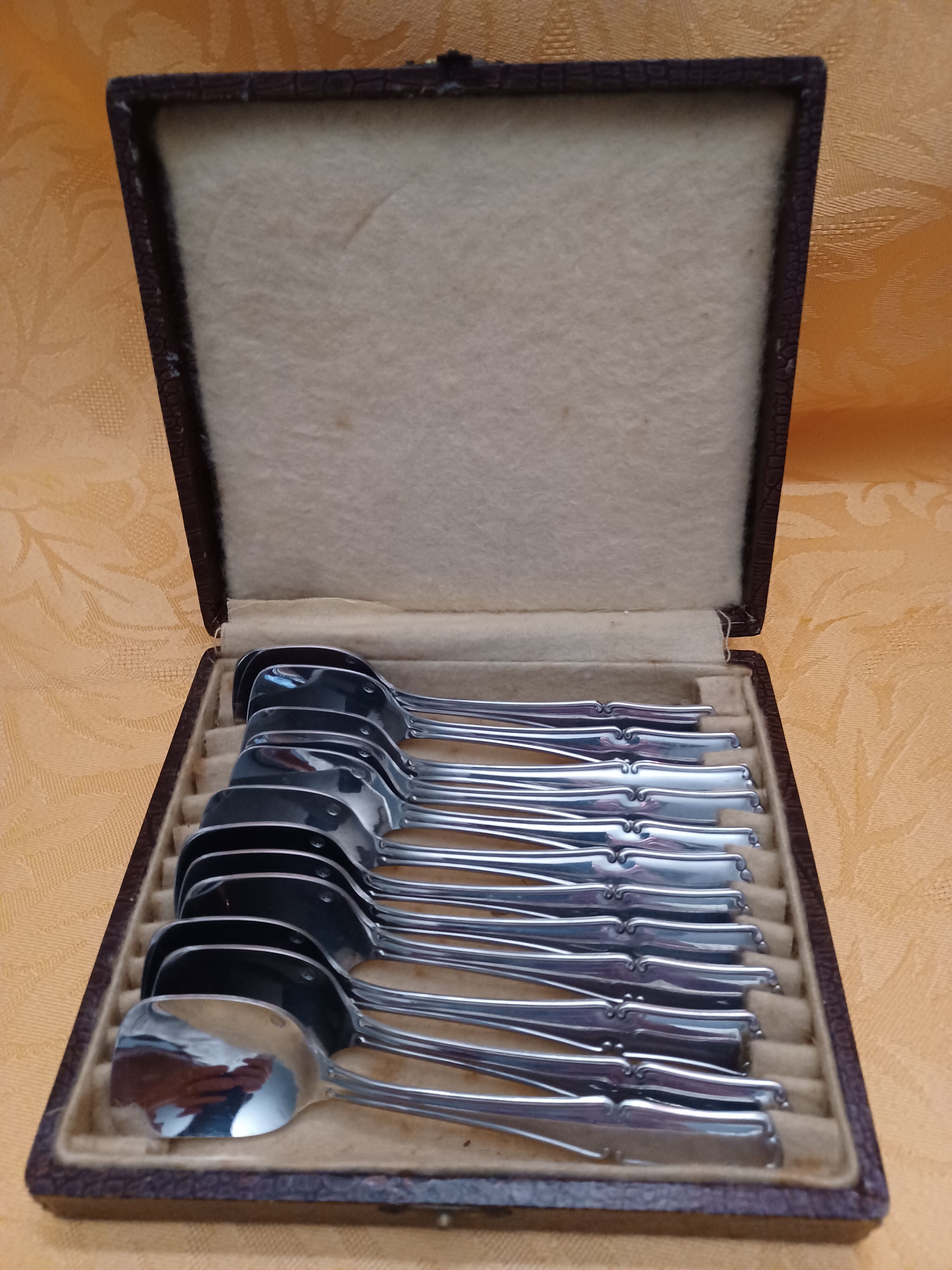 Ice spoon service, stainless steel
