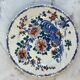 Antique plate in Gien earthenware — model “Rooster with Peonies”