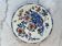 Antique plate in Gien earthenware — model “Rooster with Peonies”
