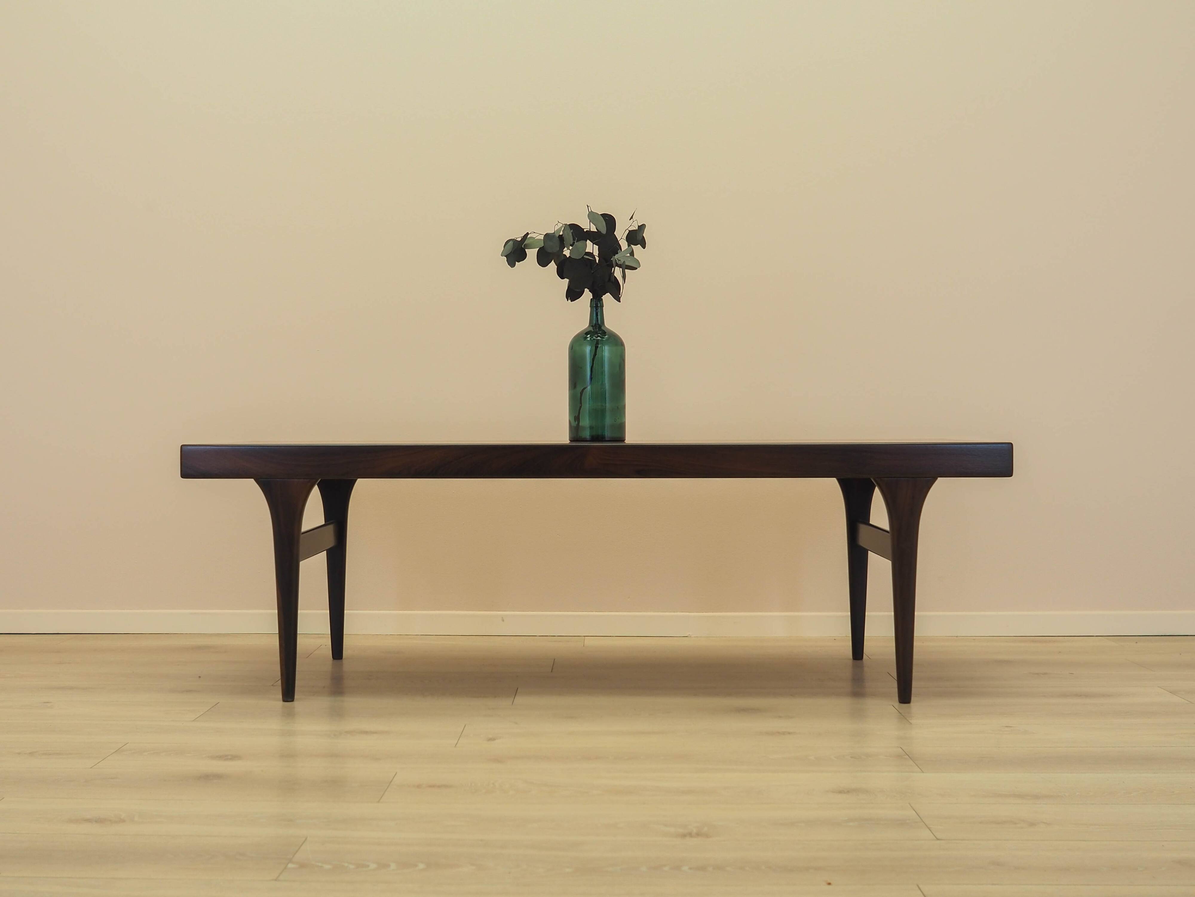 CFC Silkeborg rosewood coffee table with pull-out top, 1960s