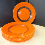 8 Arcoroc tempered glass dessert plates