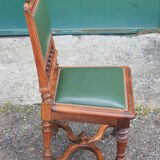 Set of 6 walnut chairs
