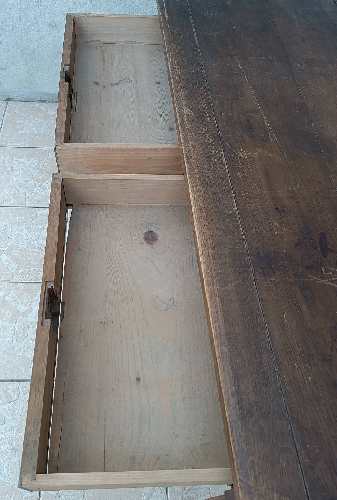 Art Deco oak table