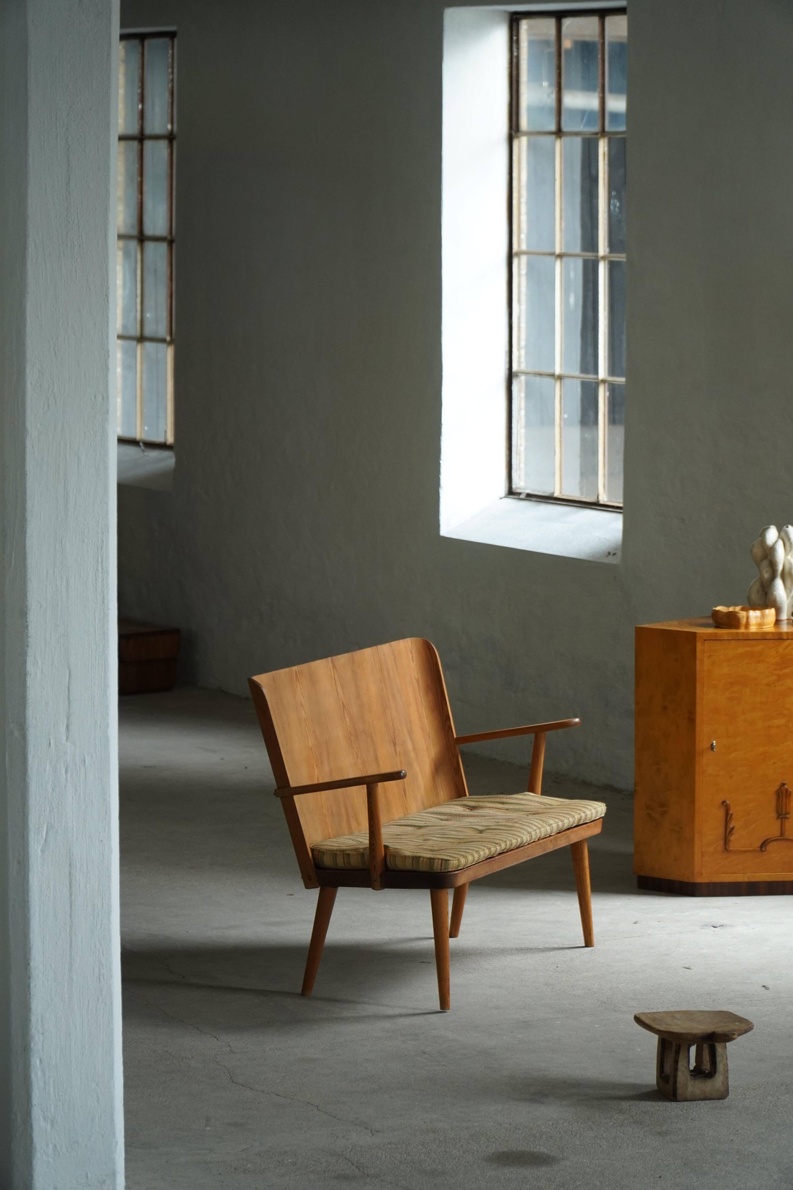 Göran Malmvall, canapé / bench in pine "Swedish Fir" for Karl Andersson & Söner, 1950s