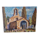 Toile peinture provençale vintage