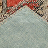 5x8 Neutral Red Beige Oushak Patchwork Rug 245x168Cm