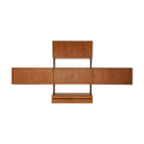 Danish modular teakwood  wall unit