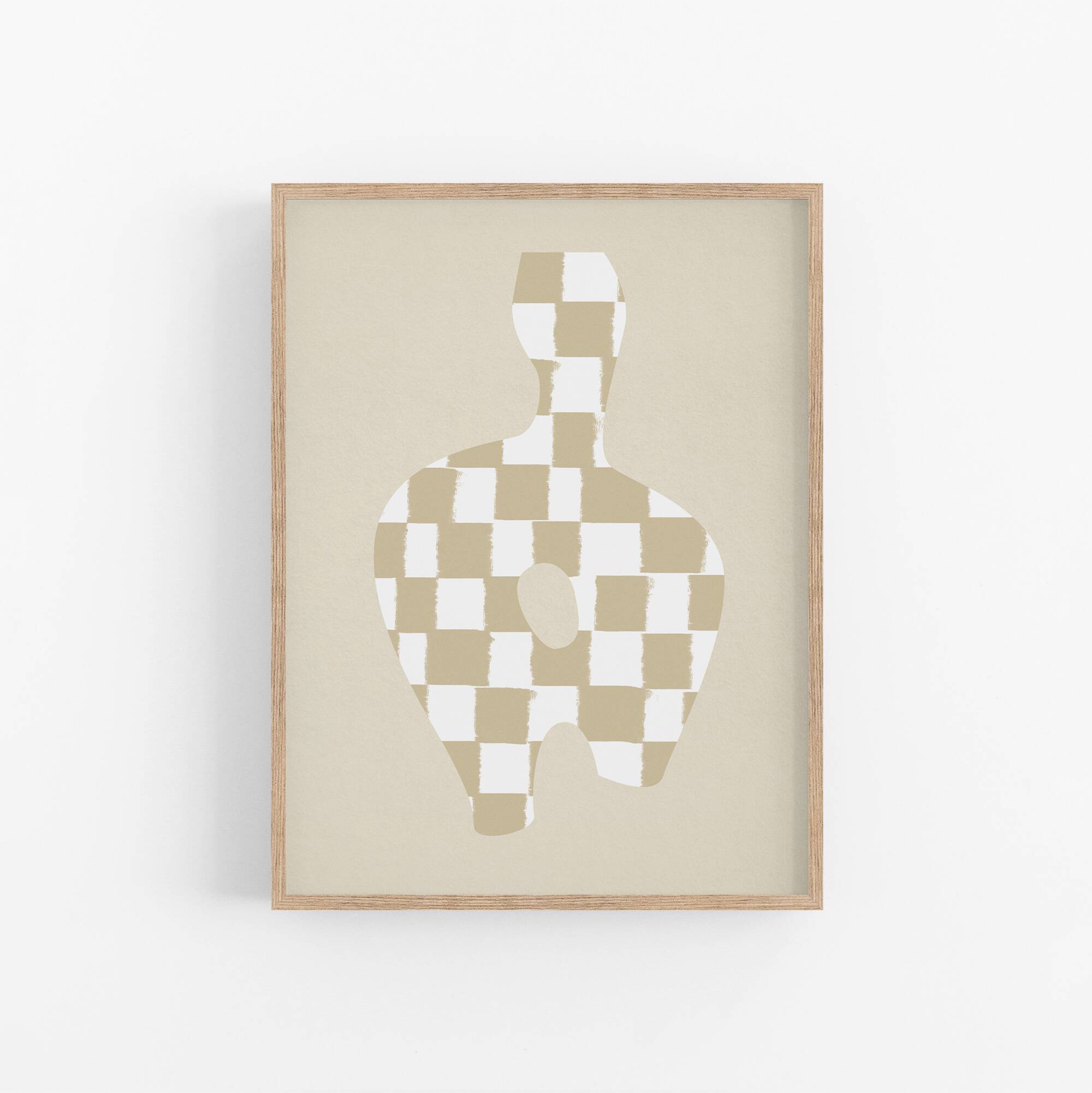 Chequers giclee art print 50x70cm