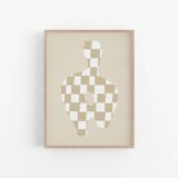Chequers giclee art print 50x70cm