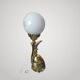 bronze lamp Italy Murano Venini?