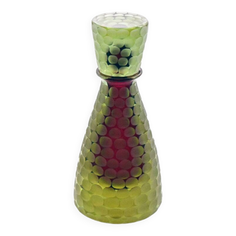 Mariano Moro Murano batteto bottle, 90s