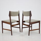 1960s Set of 6 Erich Buch Solid Palisander Dining Chairs,Denmark
