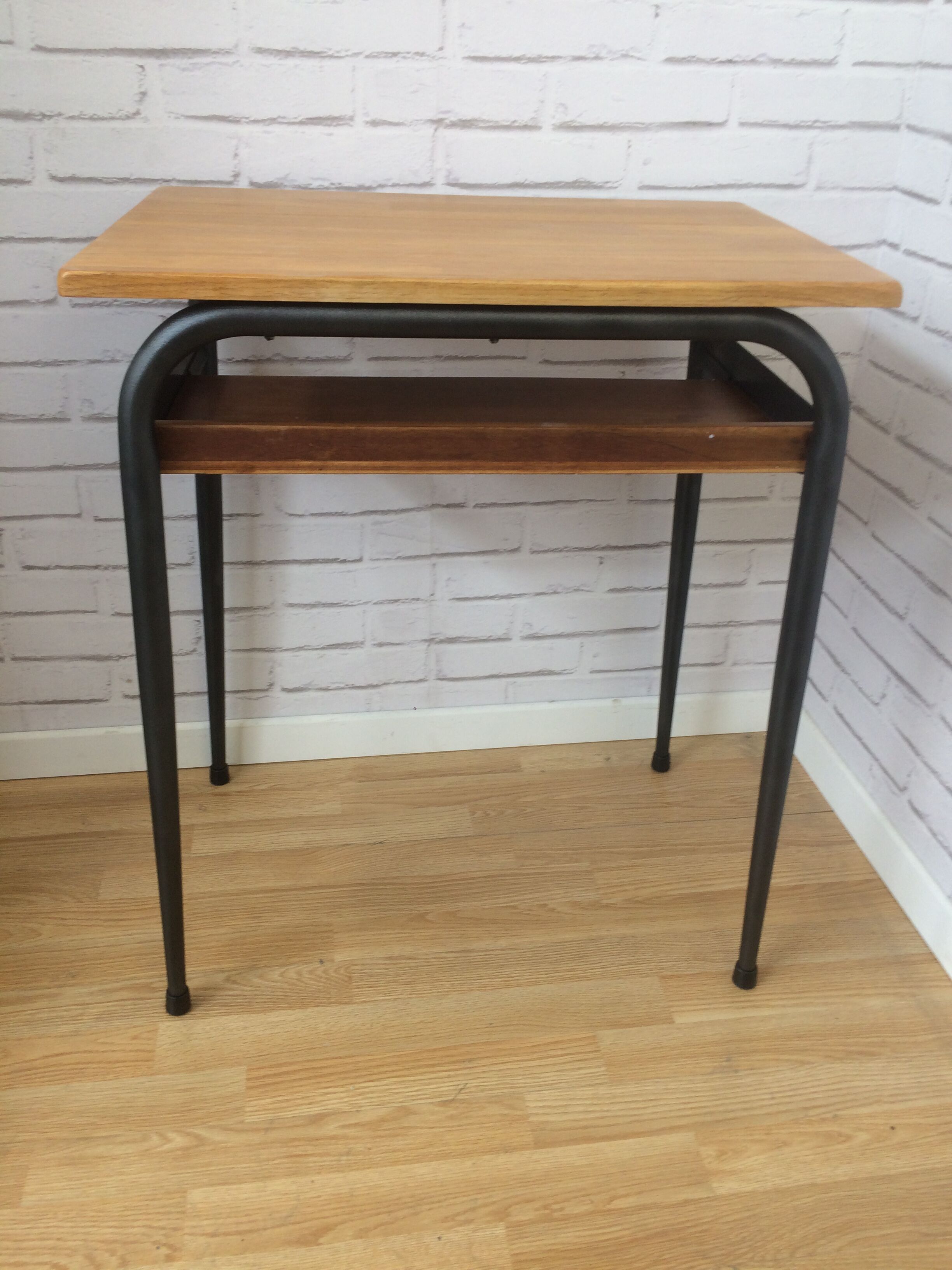 School desk and chair